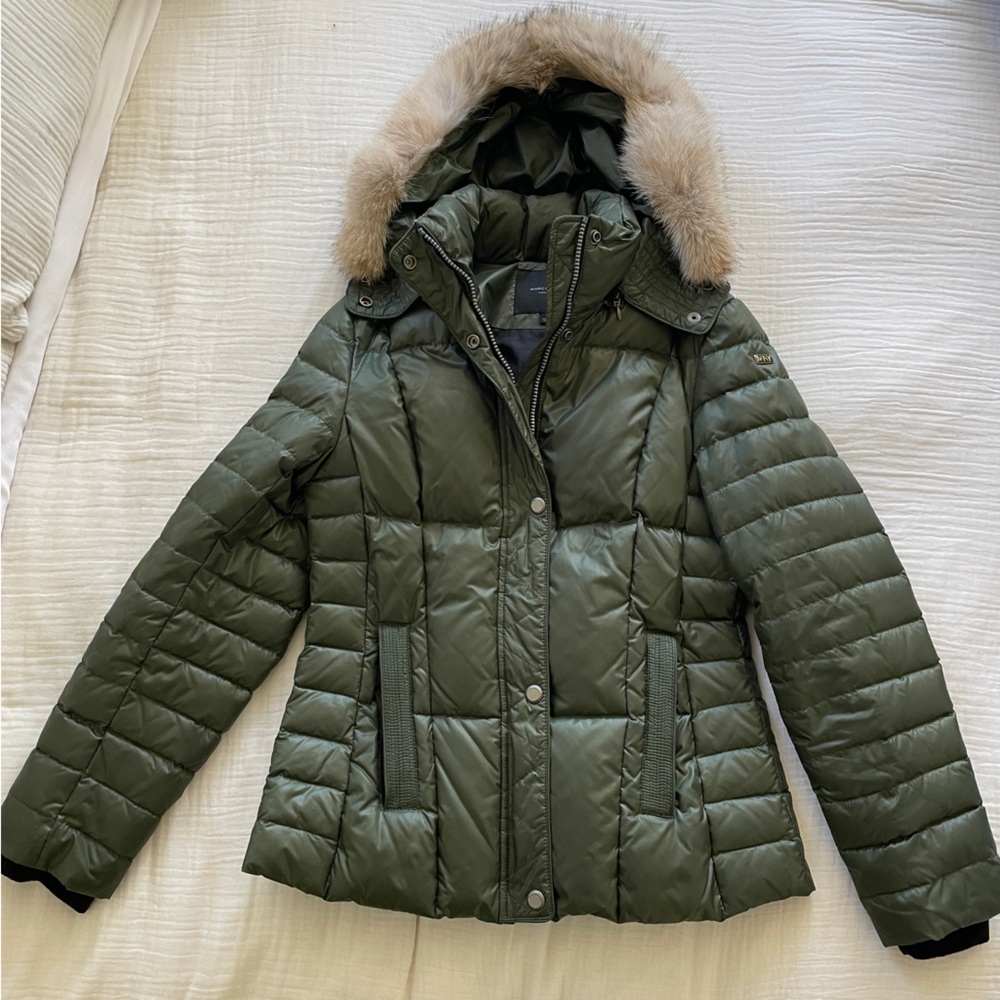 Marc New York by Andrew Marc Puffer Coat – Olive Green – Size Small